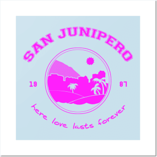 San Junipero (Pink) Posters and Art